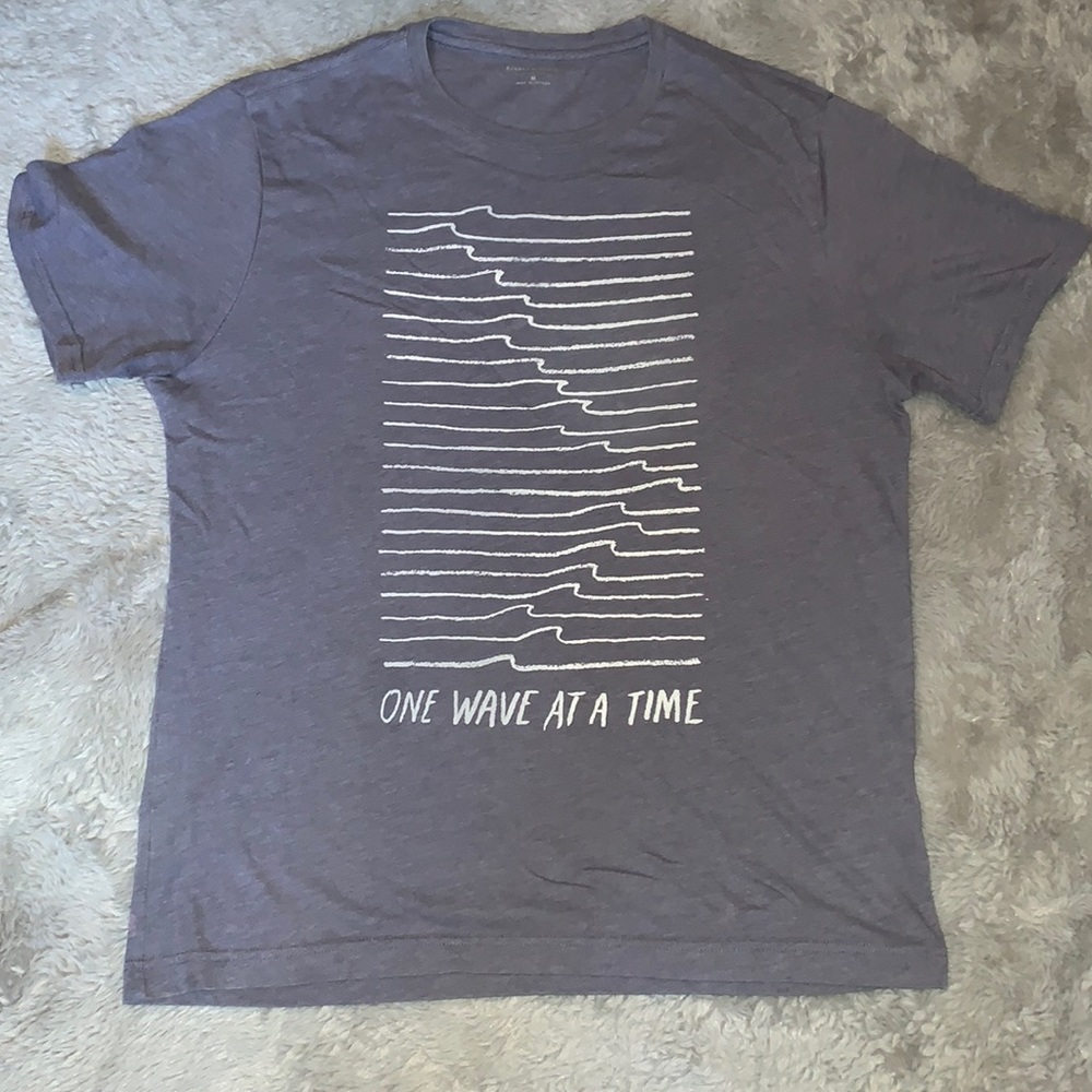 Blue/Grey Mens Graphic Tee